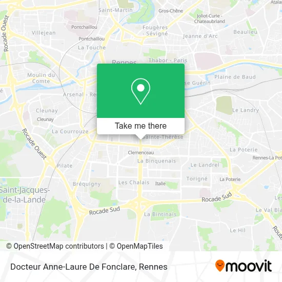 Docteur Anne-Laure De Fonclare map