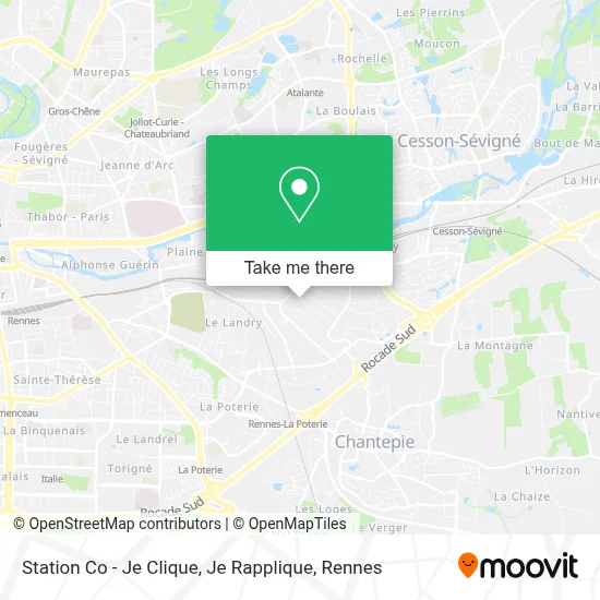 Station Co - Je Clique, Je Rapplique map