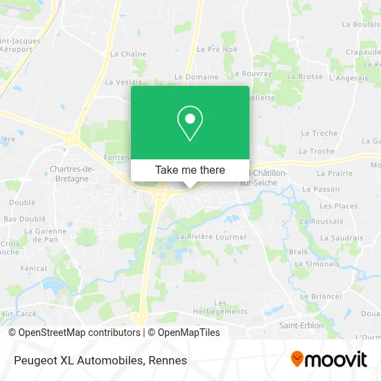Peugeot XL Automobiles map