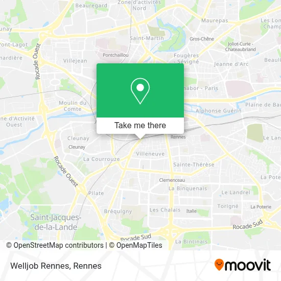 Welljob Rennes map