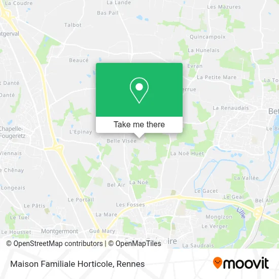 Maison Familiale Horticole map
