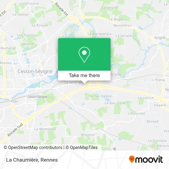 La Chaumière map