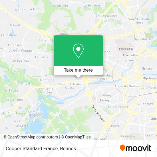 Cooper Standard France map