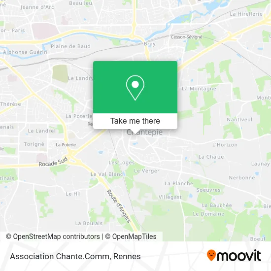 Association Chante.Comm map
