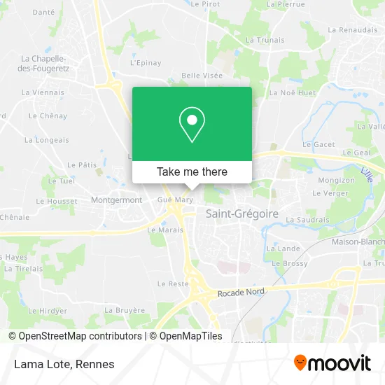 Lama Lote map