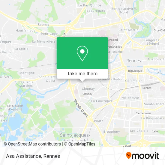 Asa Assistance map