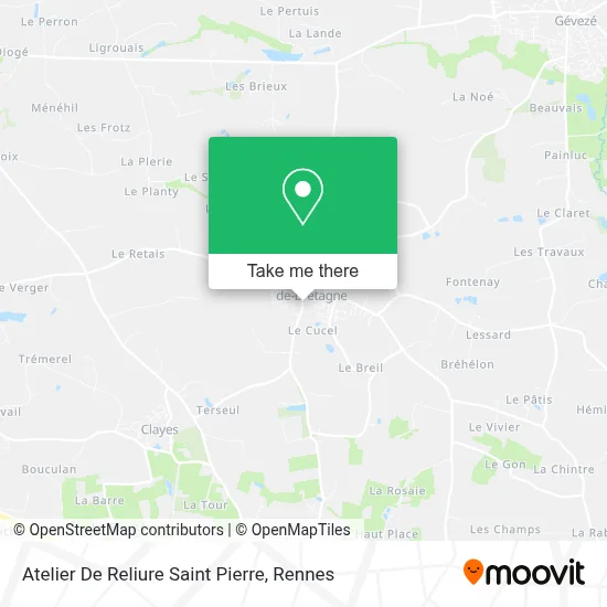 Atelier De Reliure Saint Pierre map