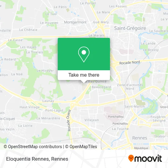 Eloquentia Rennes map