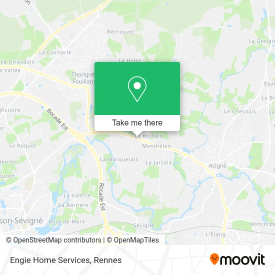 Engie Home Services map