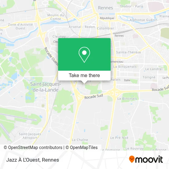 Jazz À L'Ouest map