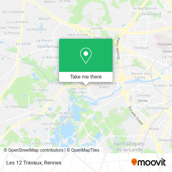 Les 12 Travaux map