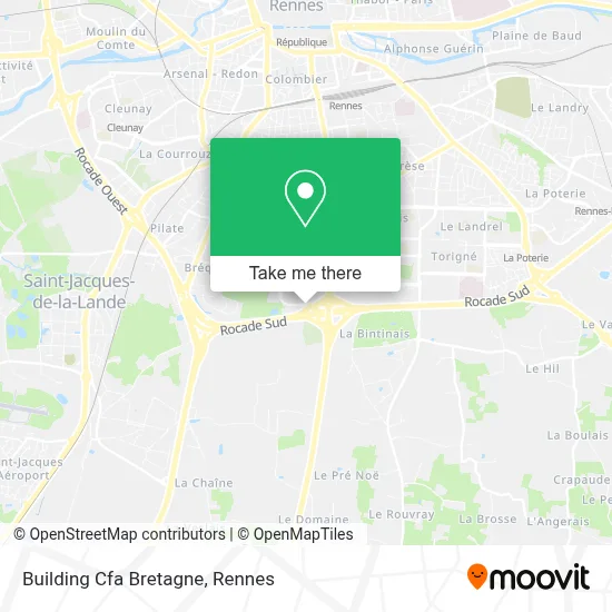 Building Cfa Bretagne map