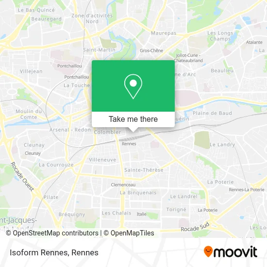 Isoform Rennes map