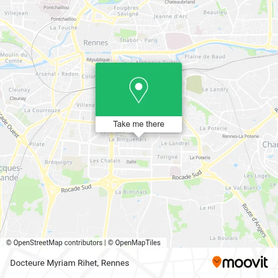 Docteure Myriam Rihet map