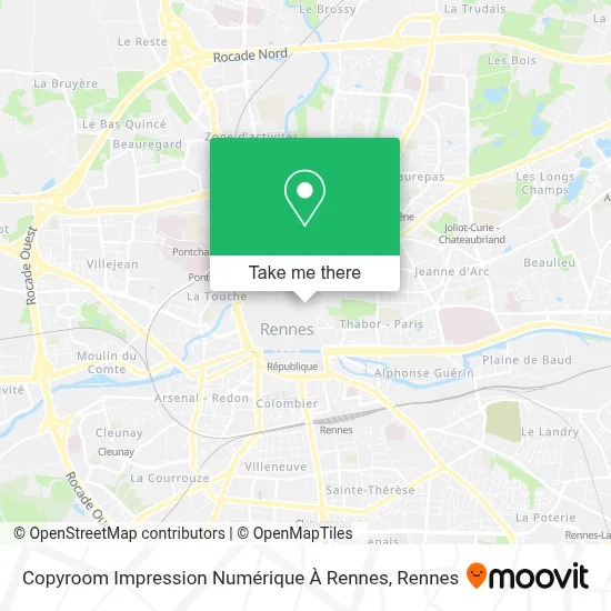 Copyroom Impression Numérique À Rennes map