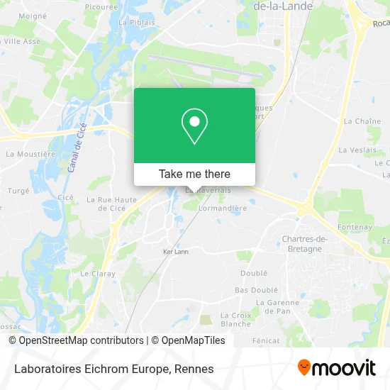 Laboratoires Eichrom Europe map