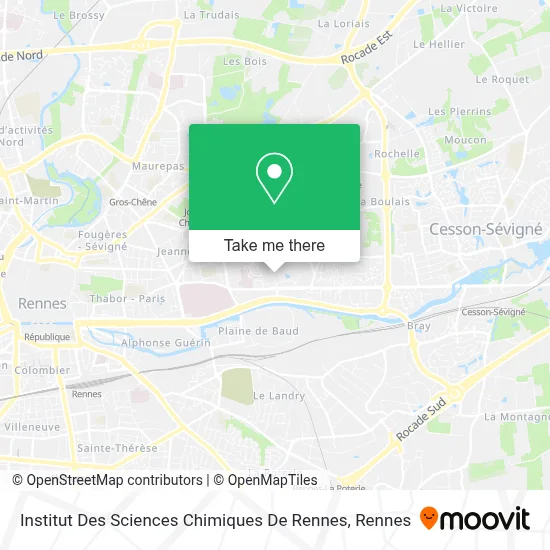 Institut Des Sciences Chimiques De Rennes map