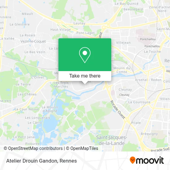 Atelier Drouin Gandon map