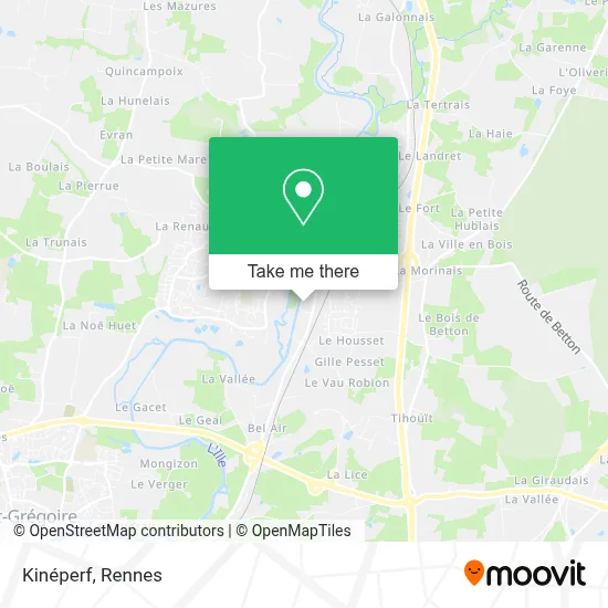 Kinéperf map