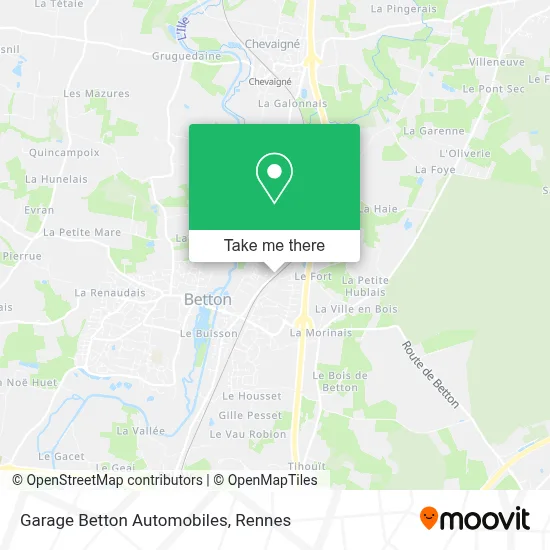 Garage Betton Automobiles map