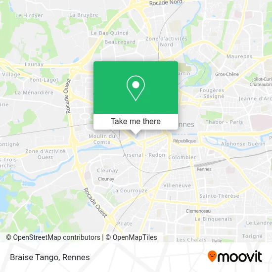 Braise Tango map