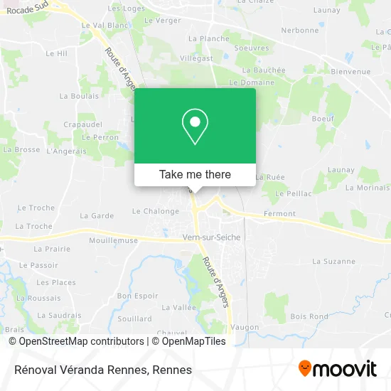 Rénoval Véranda Rennes map
