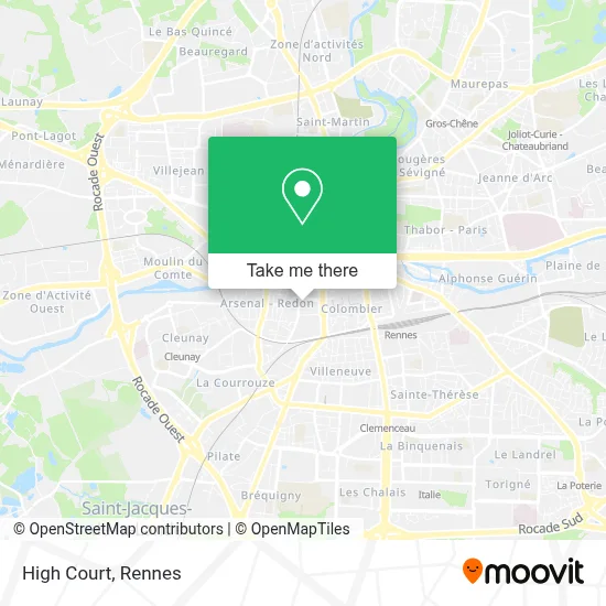 High Court map