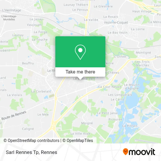 Sarl Rennes Tp map