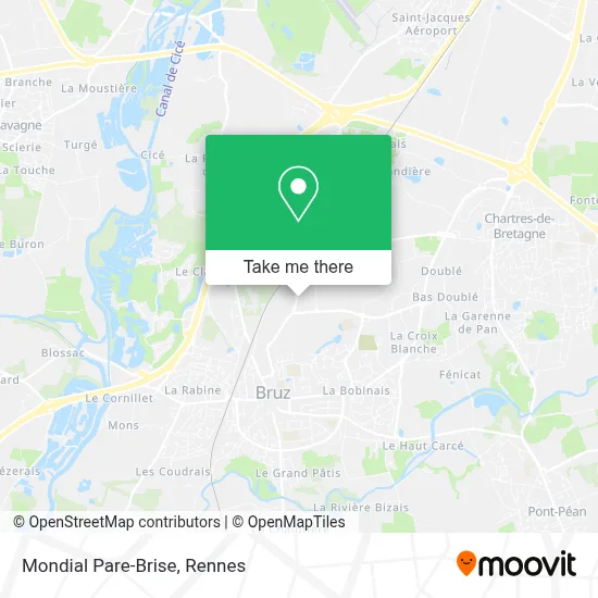 Mondial Pare-Brise map