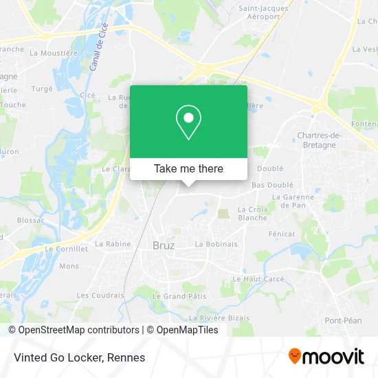 Vinted Go Locker map