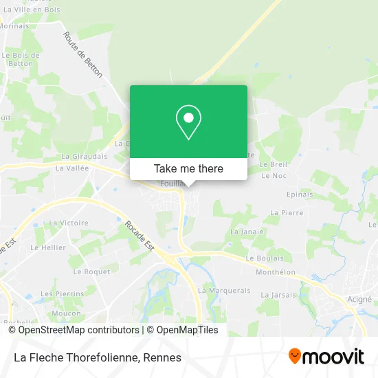 La Fleche Thorefolienne map