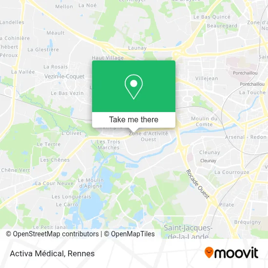 Activa Médical map