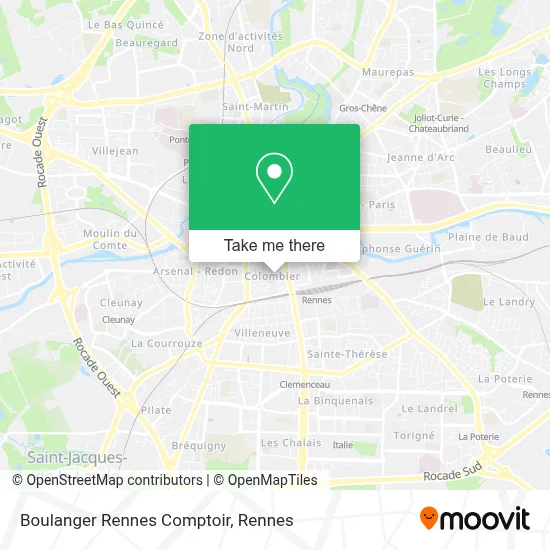 Boulanger Rennes Comptoir map