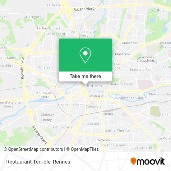 Mapa Restaurant Terrible