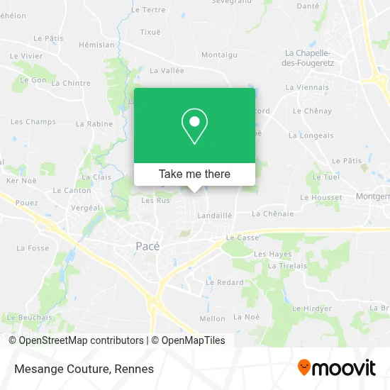 Mesange Couture map