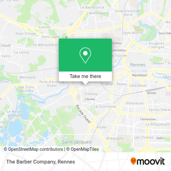 The Barber Company map