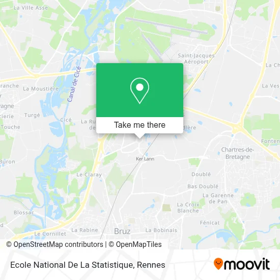 Ecole National De La Statistique map
