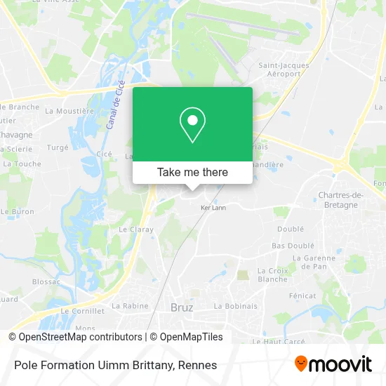 Pole Formation Uimm Brittany map
