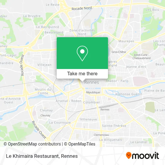Le Khimaira Restaurant map