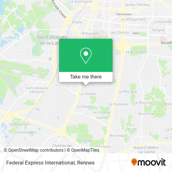 Mapa Federal Express International