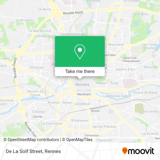 Rue De La Soif map