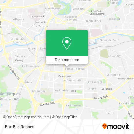 Box Bar map