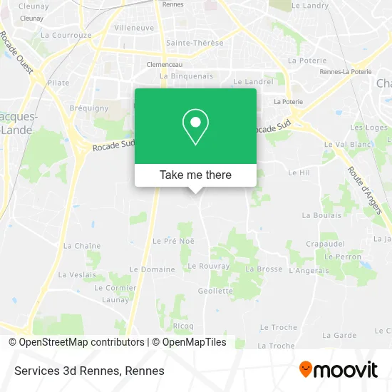 Services 3d Rennes map