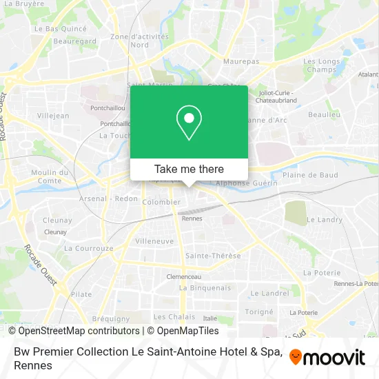 Bw Premier Collection Le Saint-Antoine Hotel & Spa map