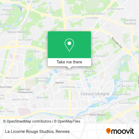 La Licorne Rouge Studios map