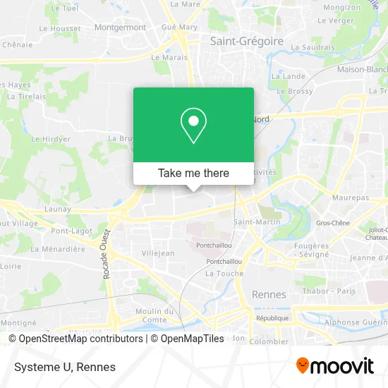 Systeme U map