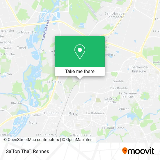 Saïfon Thaï map