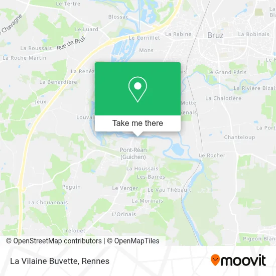 La Vilaine Buvette map