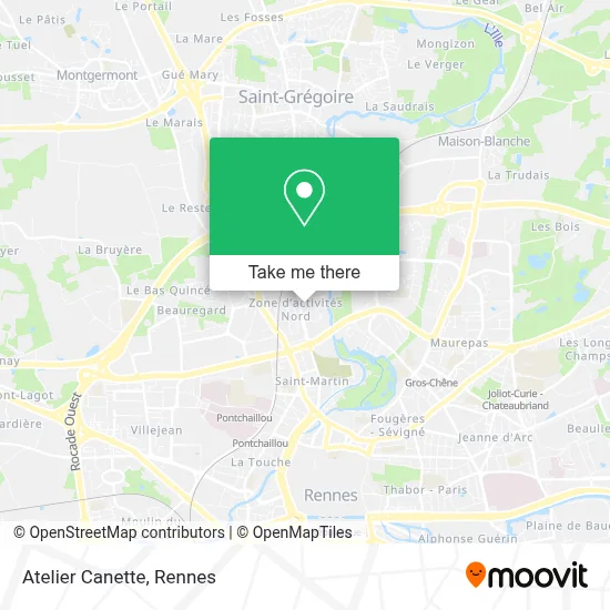 Atelier Canette map