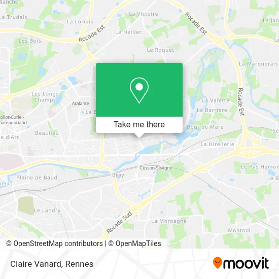 Claire Vanard map